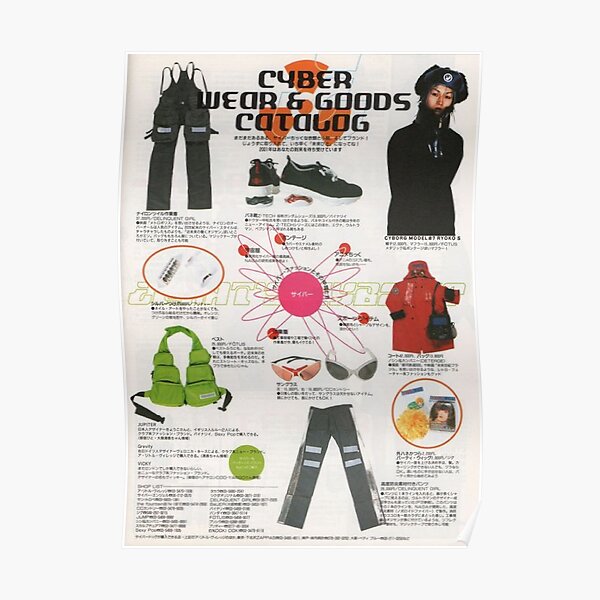 y2k clothing sample Poster