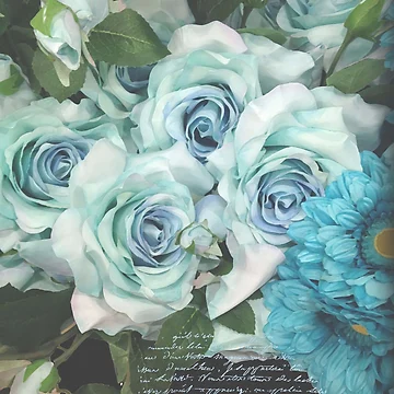 Artwork thumbnail, Blue Roses by incarnations