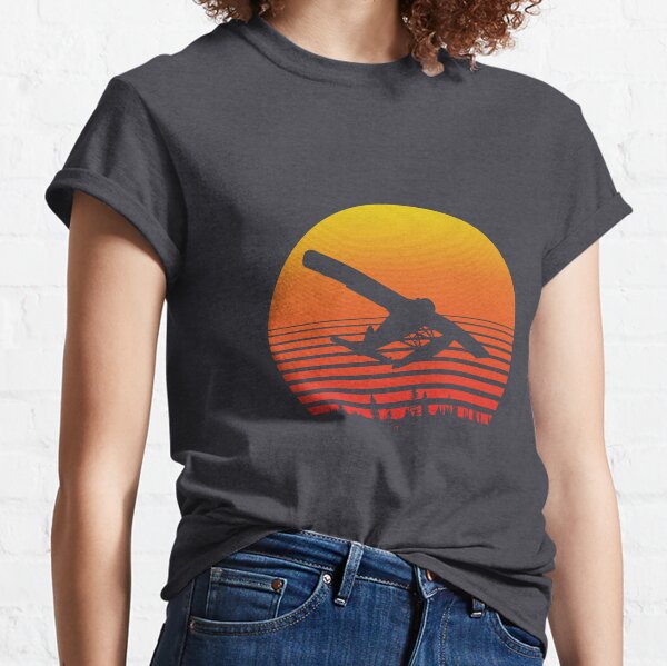 Retro deHavilland Beaver DHC-2 flaotplane Classic T-Shirt