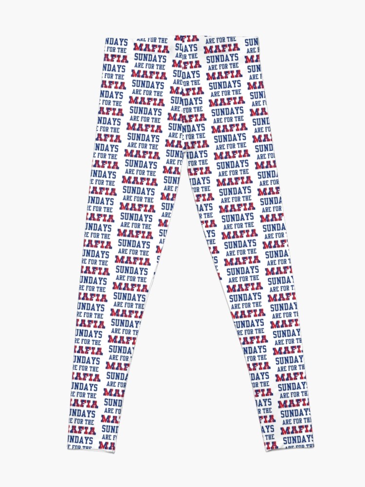 Alternate view of Sundays are for the Mafia 1 Leggings