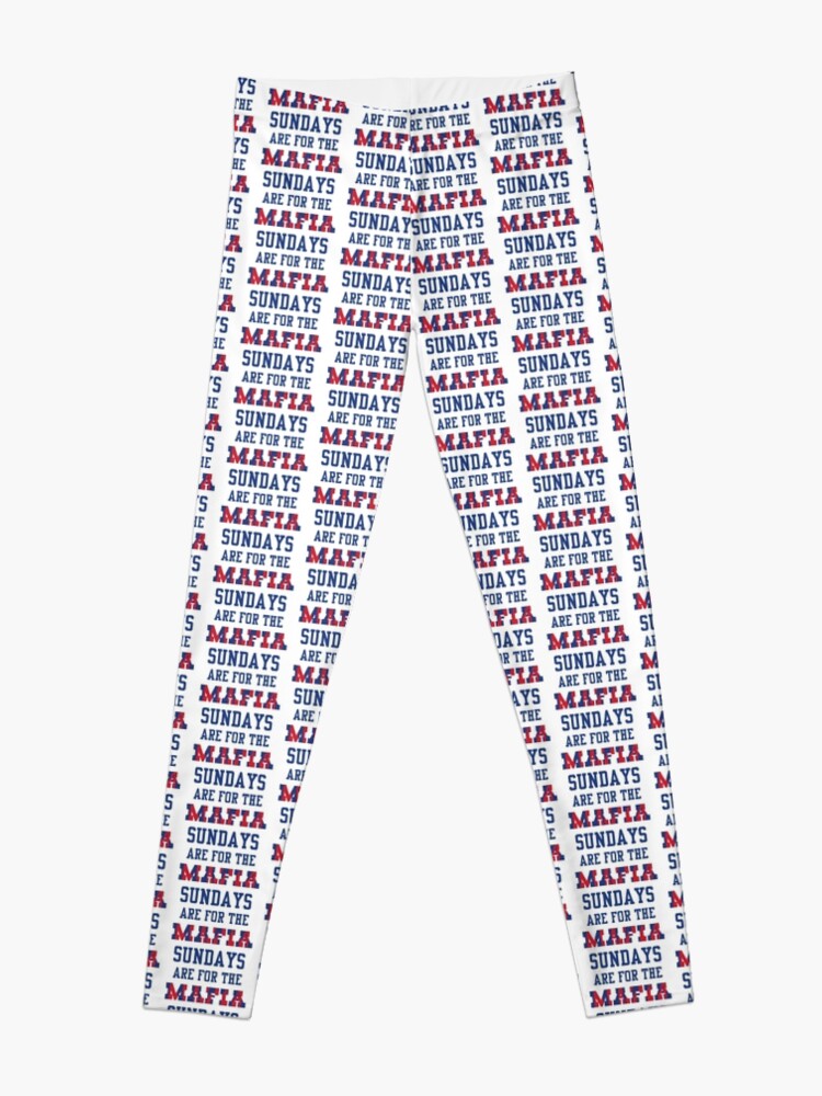 Alternate view of Sundays are for the Mafia 1 Leggings