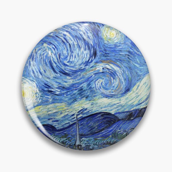 The Starry Night - Vincent van Gogh Pin