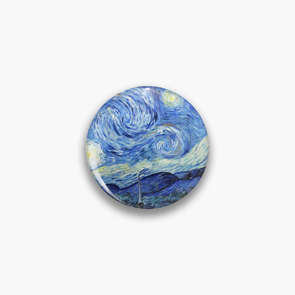 The Starry Night - Vincent van Gogh Pin