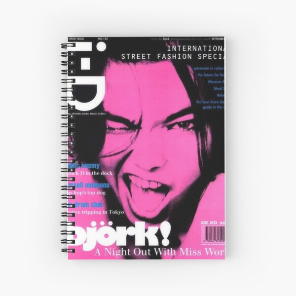 bjork rosa y2k estética Cuaderno de espiral
