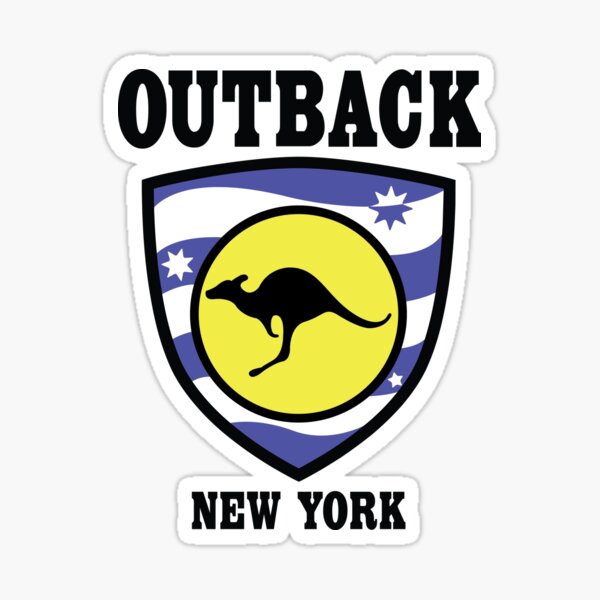 Outback New York — the one, the only Sticker