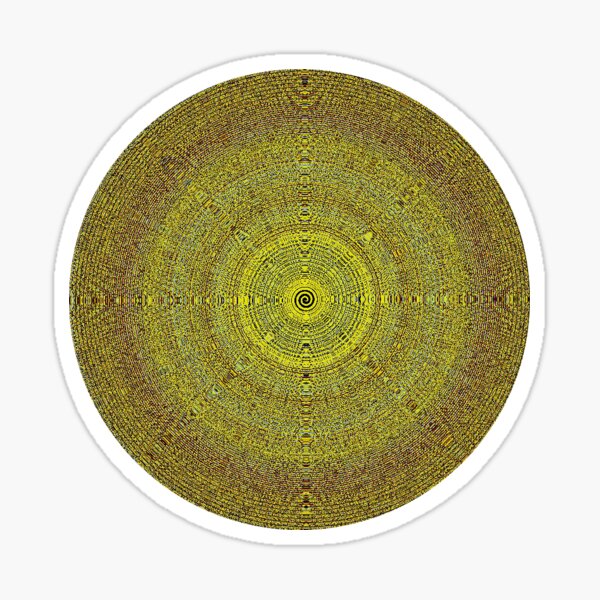 Golden Mandala Sticker