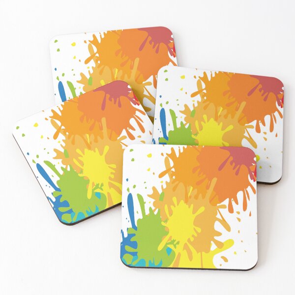 Item preview, Multi-color, rainbow splatter pattern designed and sold by yougalore.