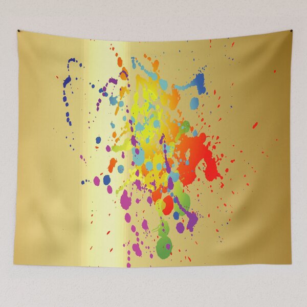 Item preview, Patrón de salpicaduras multicolor del arco iris designed and sold by yougalore.