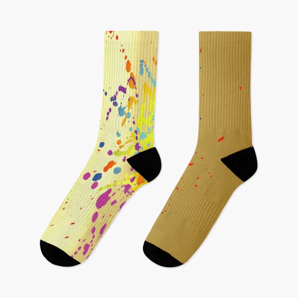 Item preview, Multi-color, rainbow splatter pattern designed and sold by yougalore.