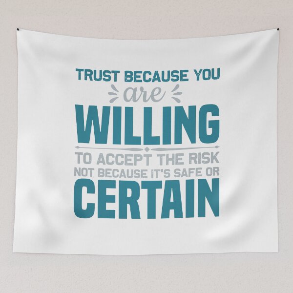Item preview, Trust Because You Are Willing To Accept The Risk  designed and sold by GenesisFashion.