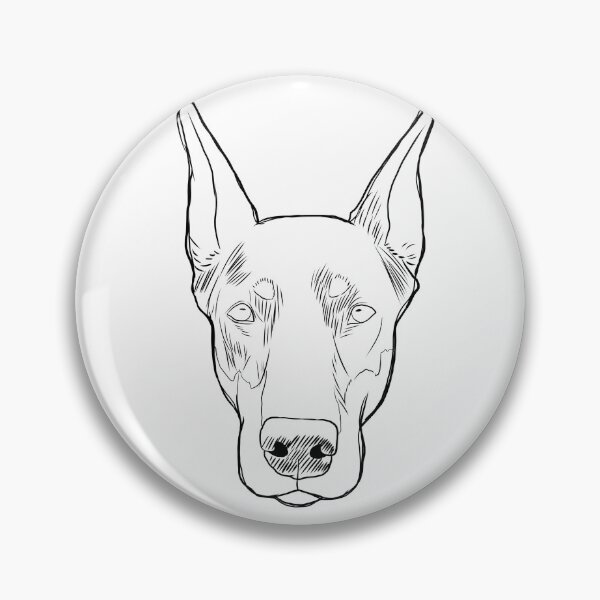 Artikelvorschau, Hund Dobermann Porträt entworfen und verkauft von alwe-designs.