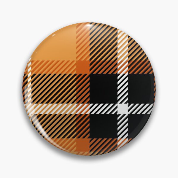 Item preview, Orange and Black Plaid designed and sold by latheandquill.
