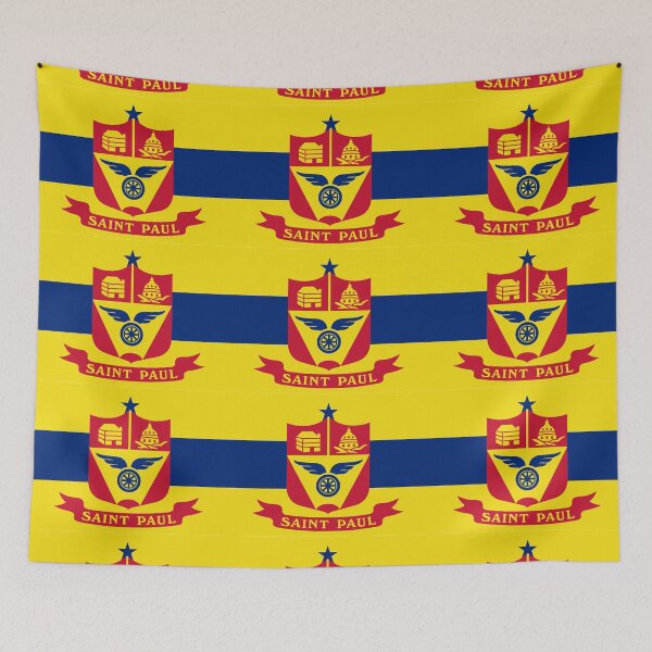 Item preview, Saint Paul, Minnesota (Flag) designed and sold by MUZA9.