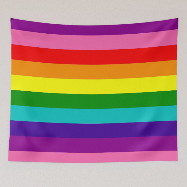 Item preview, Gay Pride Flag (8 Stripe Version) designed and sold by GillyTheGhillie.