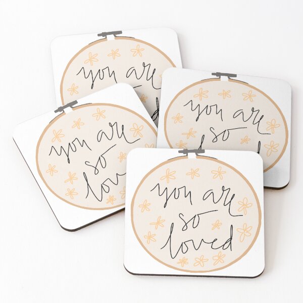 Item preview, you are so loved embroidery designed and sold by jennamarie02.