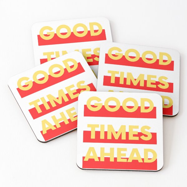 Item preview, Good times ahead ( yellow red ) designed and sold by lovesuperkarma.