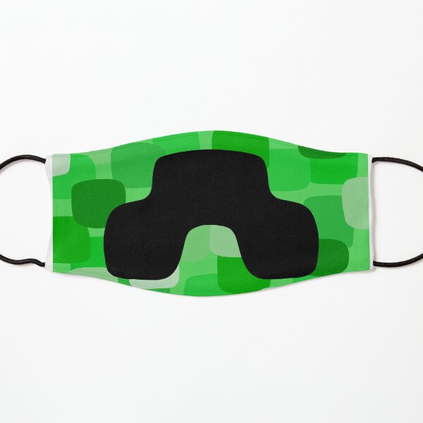 Creeper Face Kids Masks Redbubble - creeper face roblox