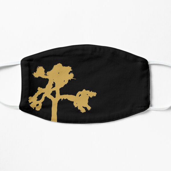 U2 - Joshua Tree Silhouette on Black Flat Mask