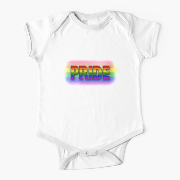 Rainbow PRIDE - Rainbow Short Sleeve Baby One-Piece