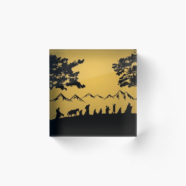 The Fellowship of the Evening Acrylic Block