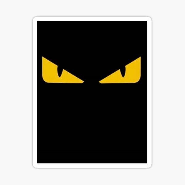 oeil fendi Sticker