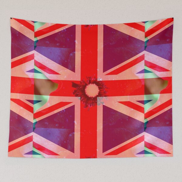 Item preview, British Flag with Poppy designed and sold by RachelAlbang.