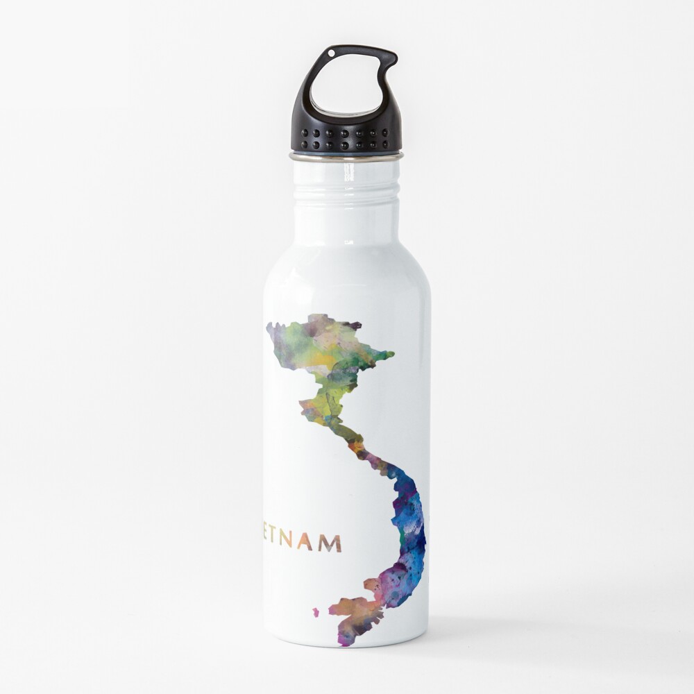 "Vietnam" Water Bottle for Sale by MonnPrint Redbubble