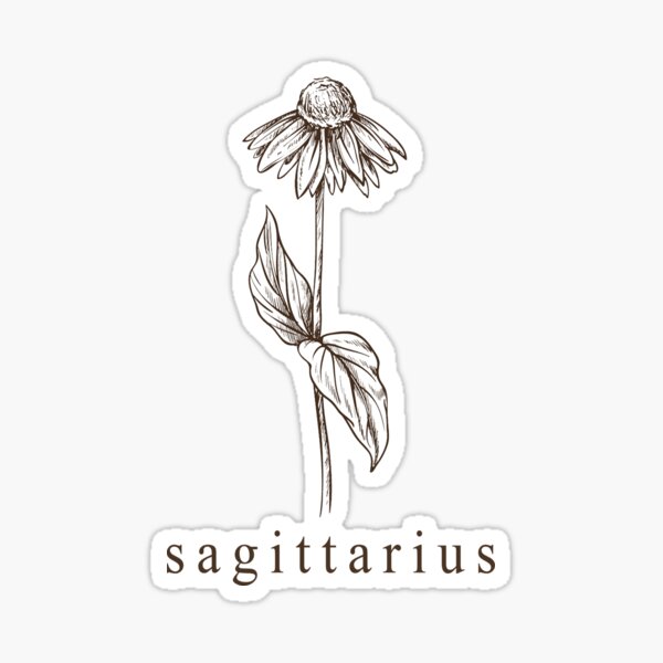 Item preview, Sagittarius Botanical Zodiac designed and sold by mandeegirl17.