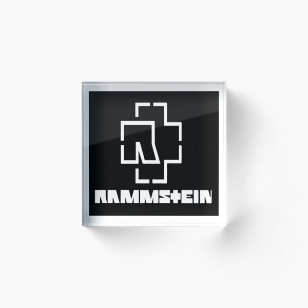 ram metal music logo Acrylic Block