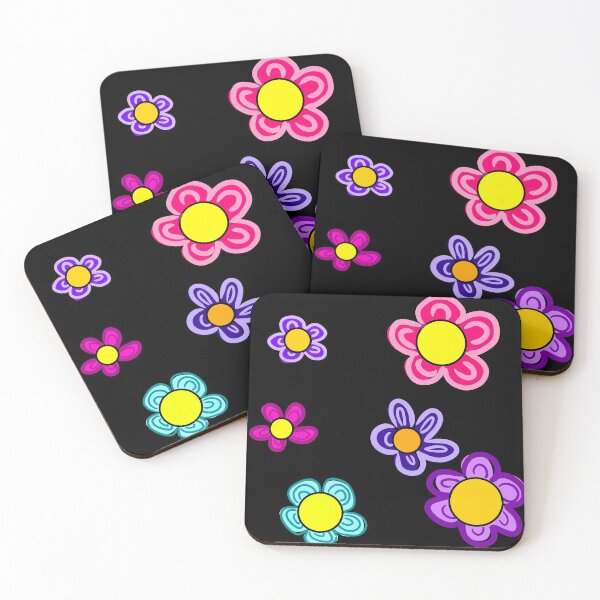 Item preview, retro flower pattern designed and sold by hannahg1025.