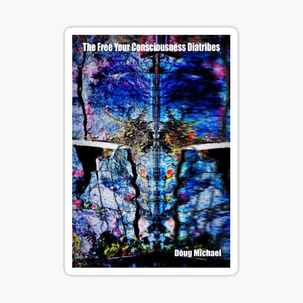 Book cover art Sticker