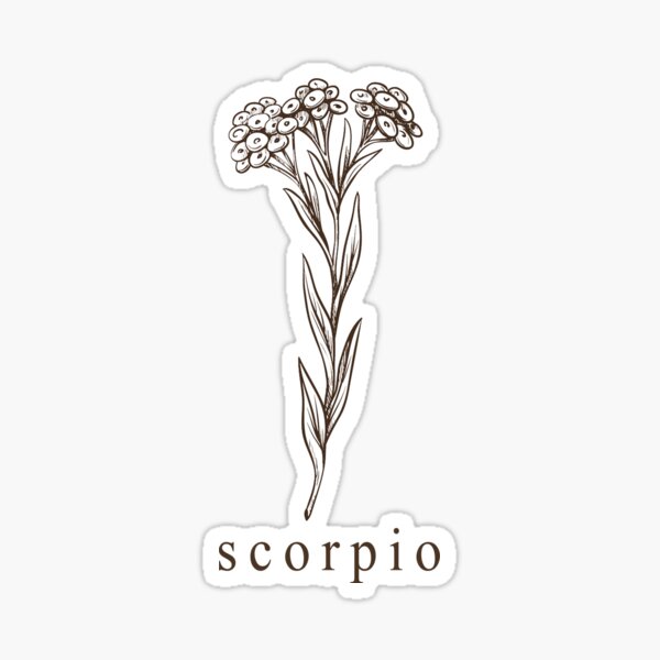 Item preview, Scorpio Botanical Zodiac designed and sold by mandeegirl17.
