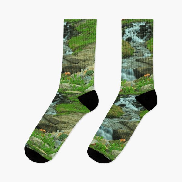 Item preview, Waterfall in Glacier National Park, Montana, Going to the Sun Road, Logan Pass, Photography designed and sold by LCAppling.
