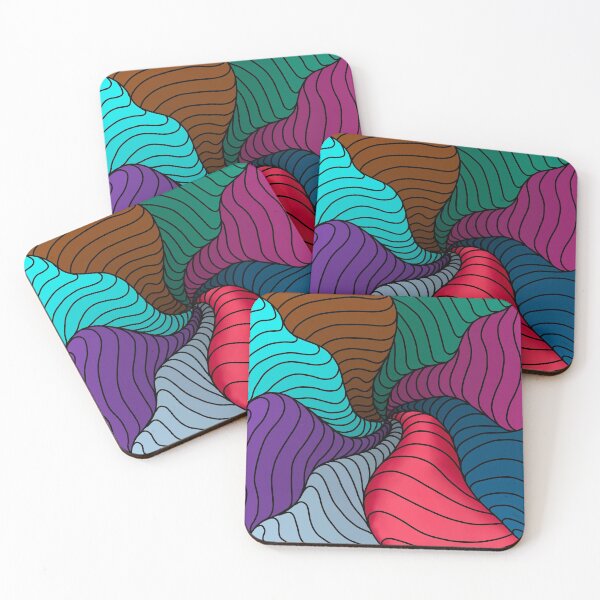 Item preview, Colourful abstract artwork - doodling style designed and sold by Julia Rudens.