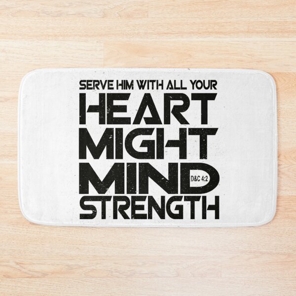 Item preview, Mormon - Heart Might Mind and Strength designed and sold by AJCdotcom.