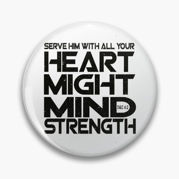 Item preview, Mormon - Heart Might Mind and Strength designed and sold by AJCdotcom.