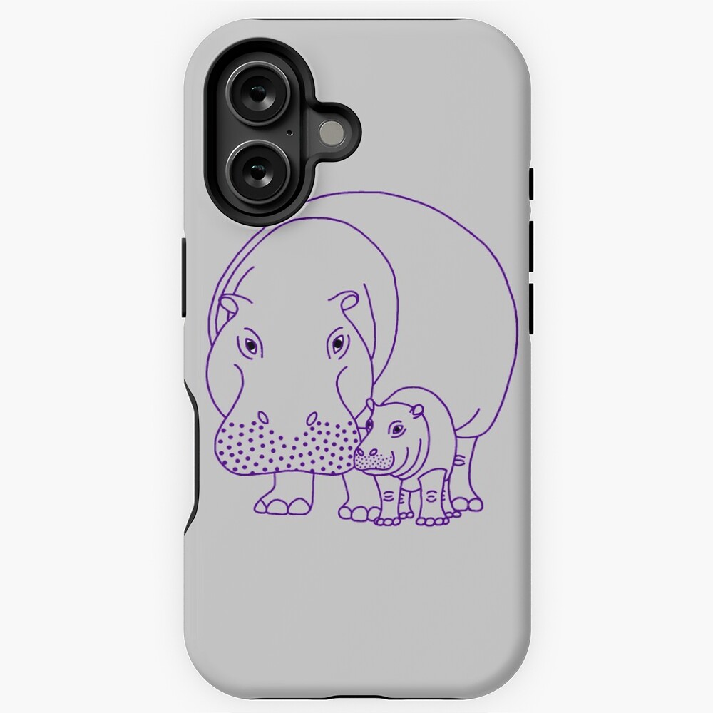 Aperçu de l'œuvre Coque antichoc Magsafe pour iPhone créée et vendue par Hippopottermiss.