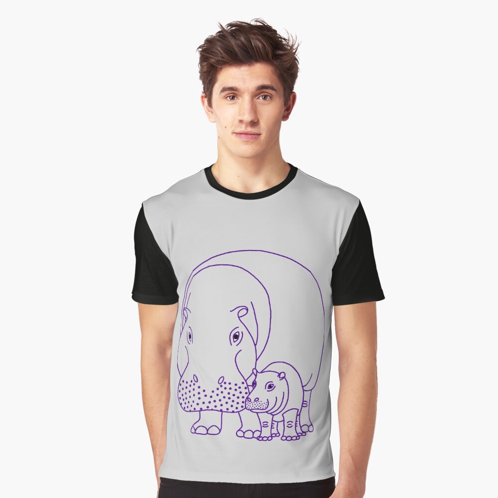 Aperçu de l'œuvre T-shirt graphique créée et vendue par Hippopottermiss.