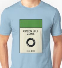 Green Hill Zone Monopoly (Sonic the Hedgehog) Unisex T-Shirt
