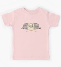 Ball of yarn skein wooden knitting needles Kids Tee