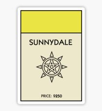 Sunnydale Monopoly (Buffy the Vampire Slayer) Sticker