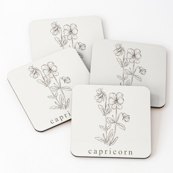 Item preview, Capricorn Botanical Zodiac designed and sold by mandeegirl17.