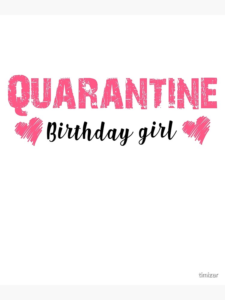 Carte De Vœux Quarantaine D Anniversaire Fille Drole Cadeau D Anniversaire Pour Adolescente Par Timizar Redbubble