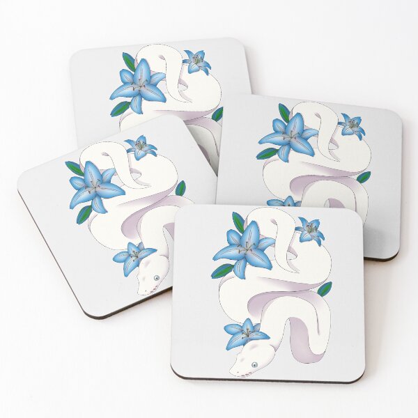 Item preview, Blue-eyed Leucistic Lily Python designed and sold by Annadrujok.