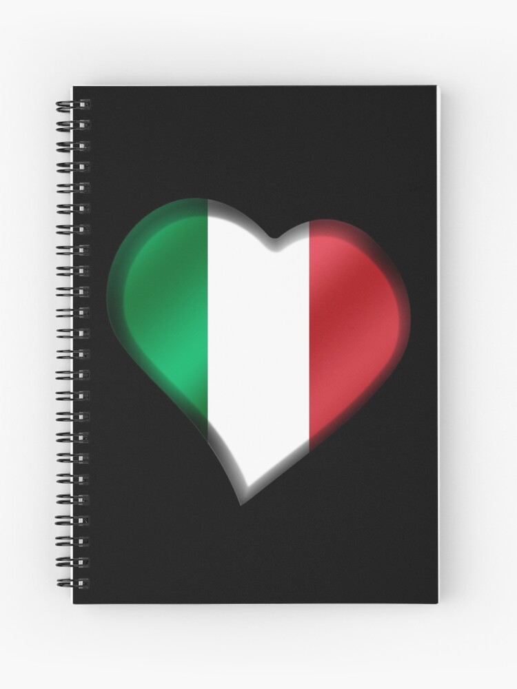 Italien Flagge Land Italia Italiener Herz Fahne' Sticker | Spreadshirt