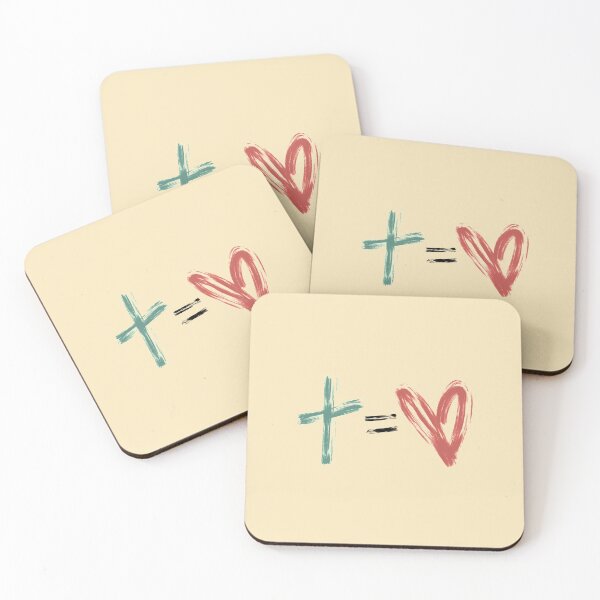 Item preview, Cross Equals Love Design designed and sold by Good News Graphics.
