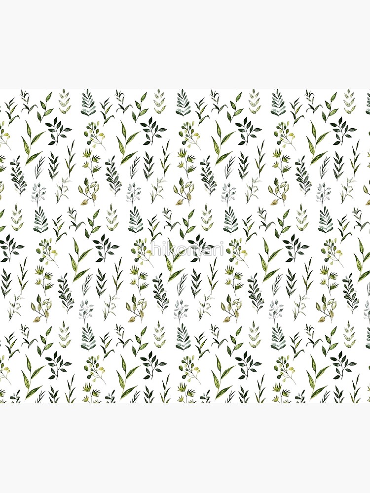 Watercolor Greenery by hikomari
