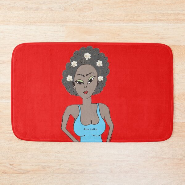 Item preview, Afro Latina with Flowers designed and sold by Corinne Basabe.