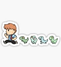 Chris and His Dinosaurs Sticker