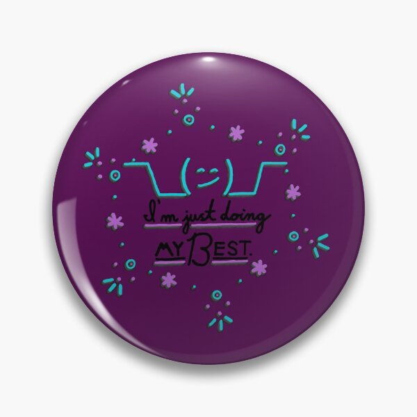 Item preview, Doing My Best (blue/purple) designed and sold by Lee Trent.